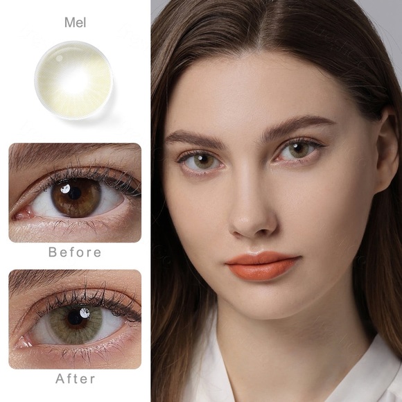 Hidrocore mel colored lenses